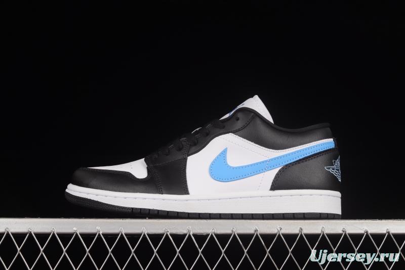 Air Jordan Low black blue and white low-top cultural leisure sports basketball shoes DC0774-041