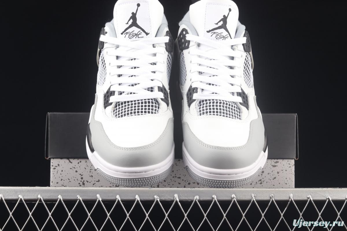 Air Jordan 4 Retro GS Light Smoke Grey white ash basketball shoes CT8527-021