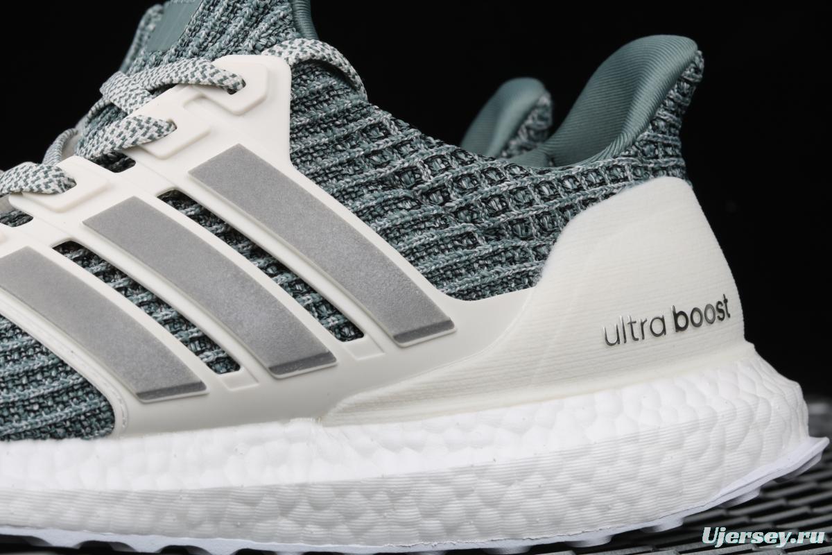 Adidas Ultra Boost 4.0 Pale Mint Green CM8272 the fourth generation of knitted striped mint green UB