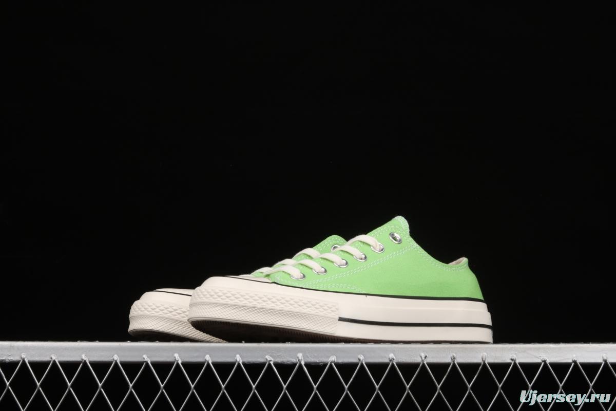 Converse Chuck 70s spring new color lemon green color low-top casual board shoes 171956C