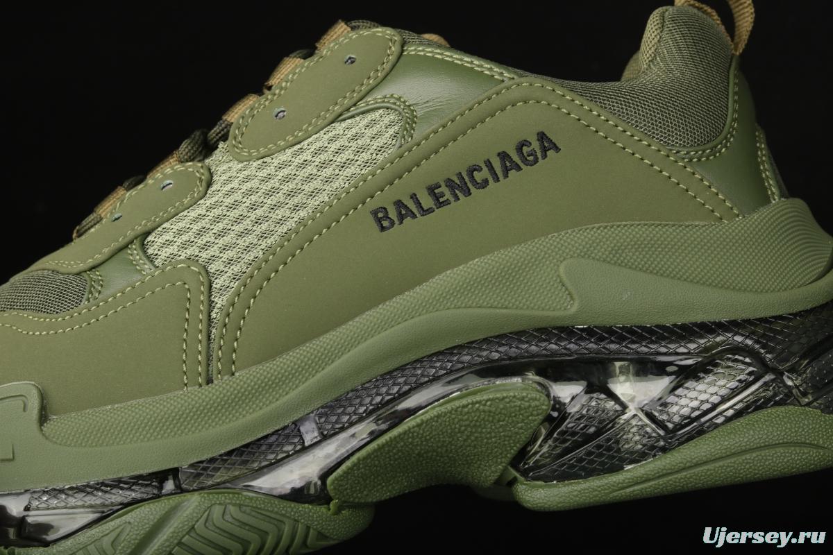 Balenciaga Triple S 3.0 full-combination nitrogen crystal outsole W2GA12325 for retro casual running shoes