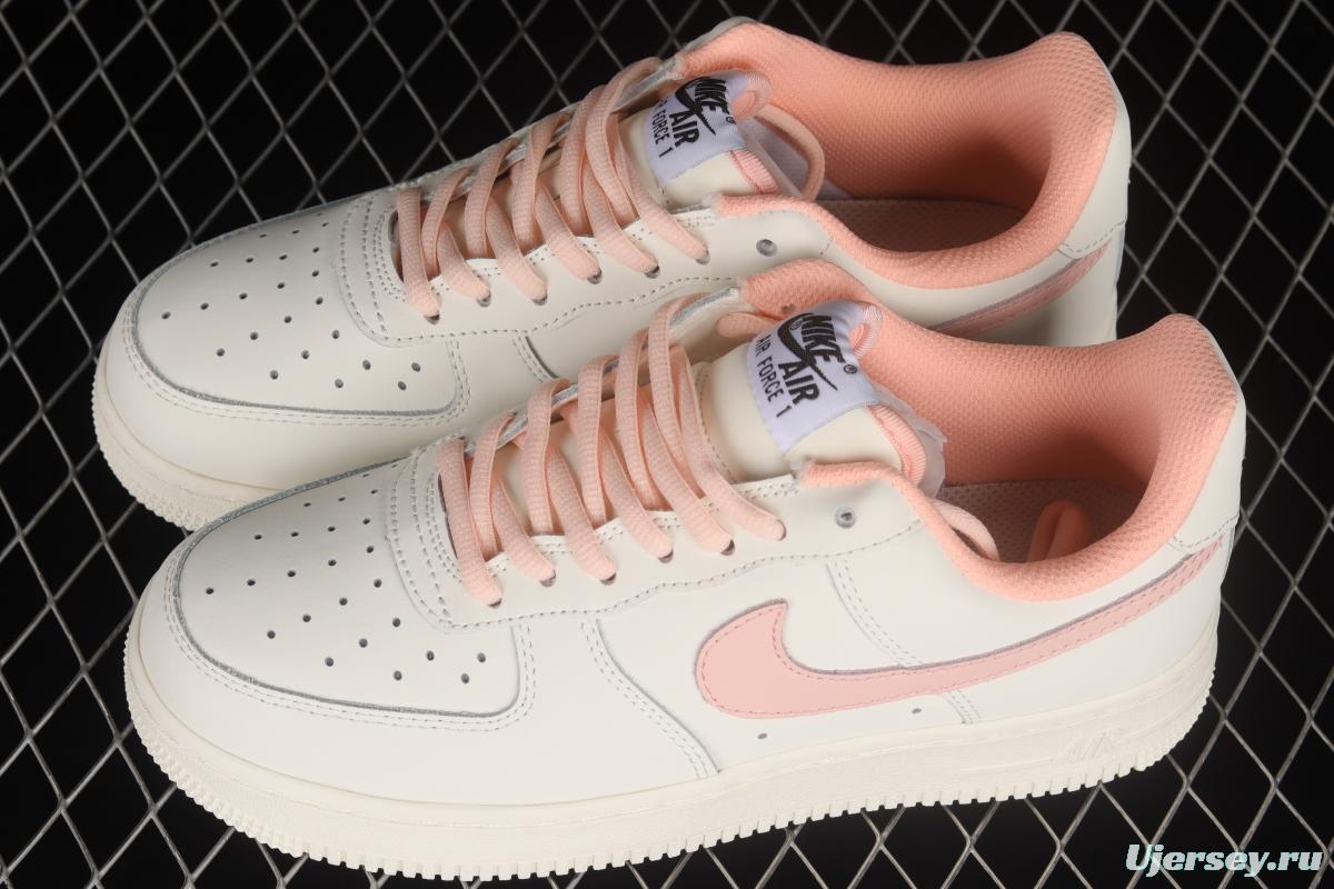 NIKE Air Force 1'07 Low White Pink Low Casual Sneakers CQ5059-106
