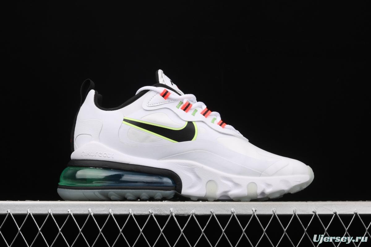 NIKE Air Max 270React new high-frequency mesh function half-palm air cushion cushioning running cloth shoes CZ6685-100