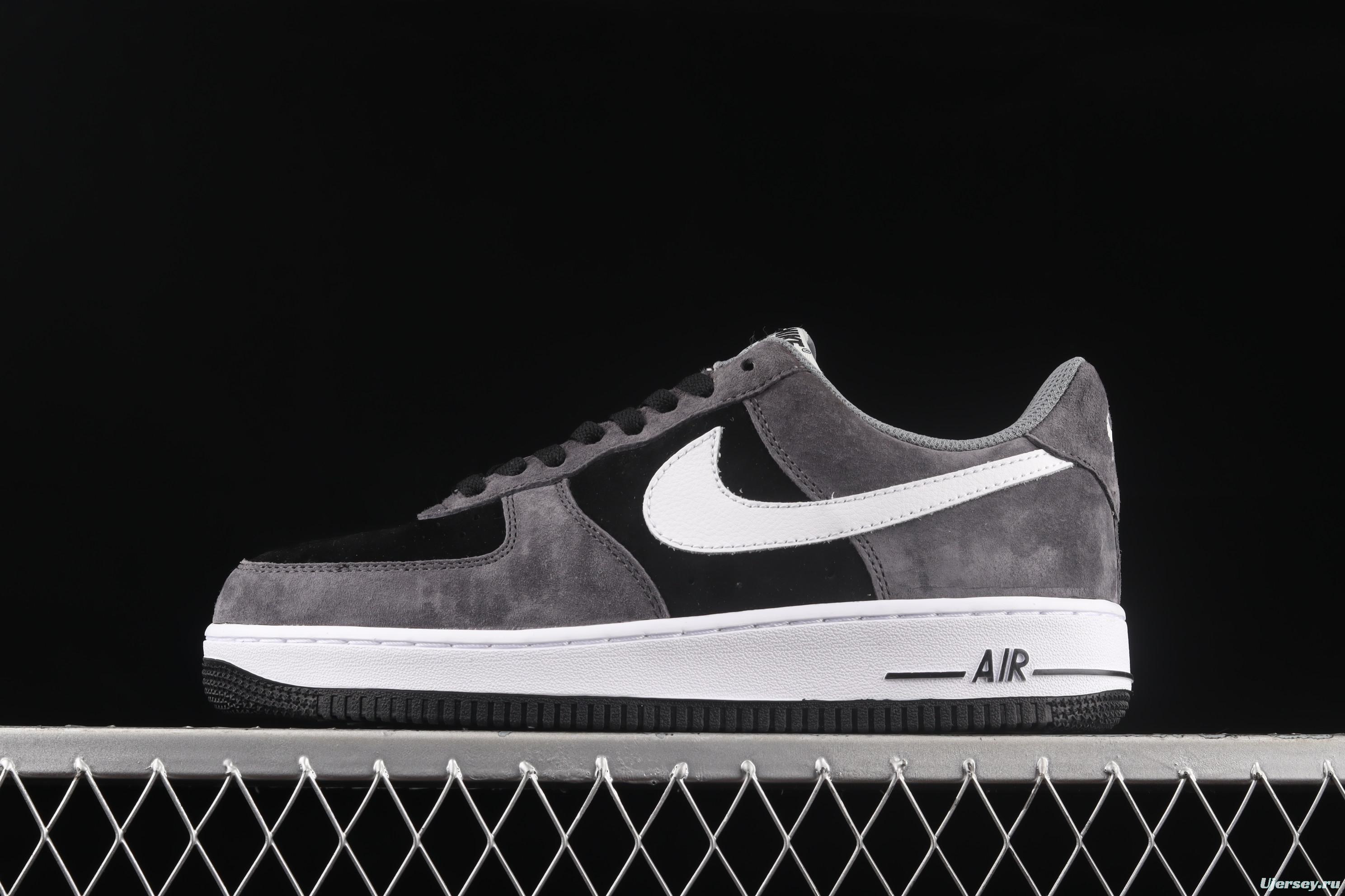 NIKE Air Force 1' 07 Low dark gray suede color matching low-top casual board shoes NT9966-336