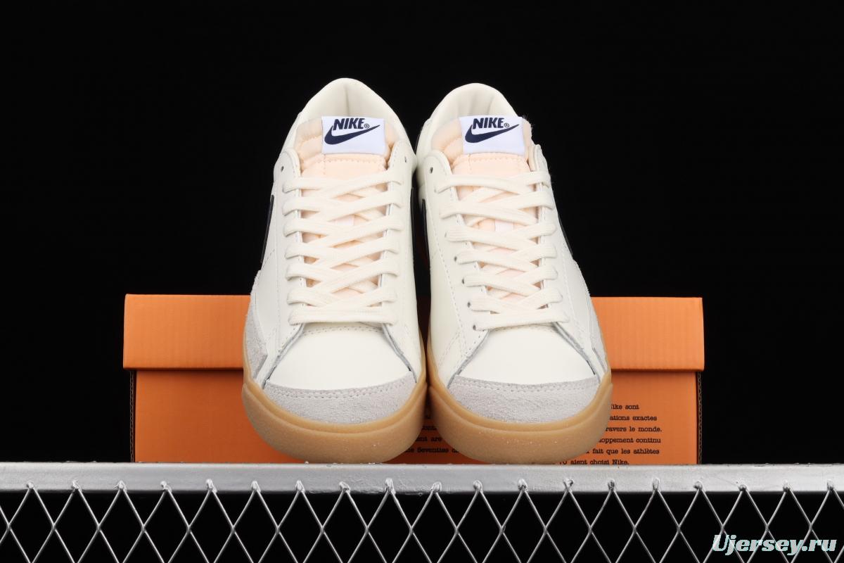 NIKE Blazer Low'77 Vintage Trail Blazers Leather Leather low-top Leisure Board shoes DM8334-100