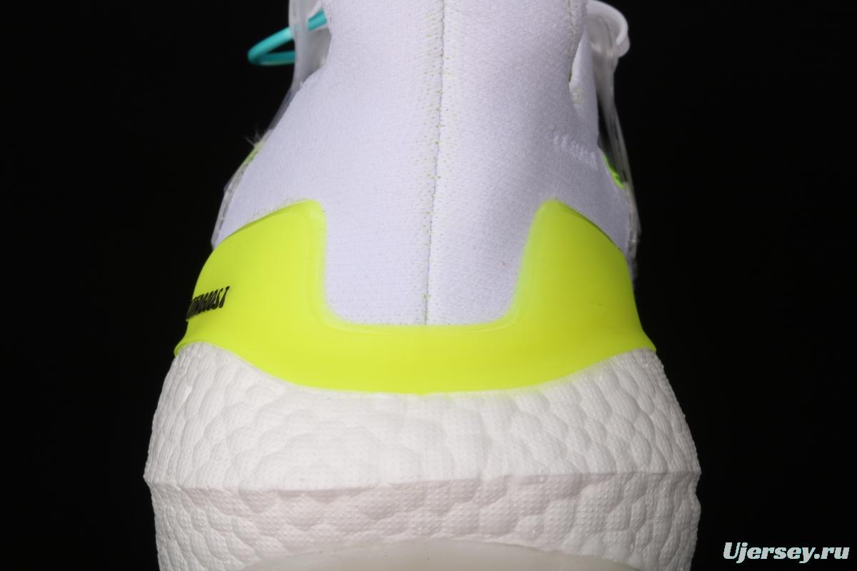 Adidas Ultra Boost 21 Consortium FY0377 Das new thick-soled popcorn running shoes