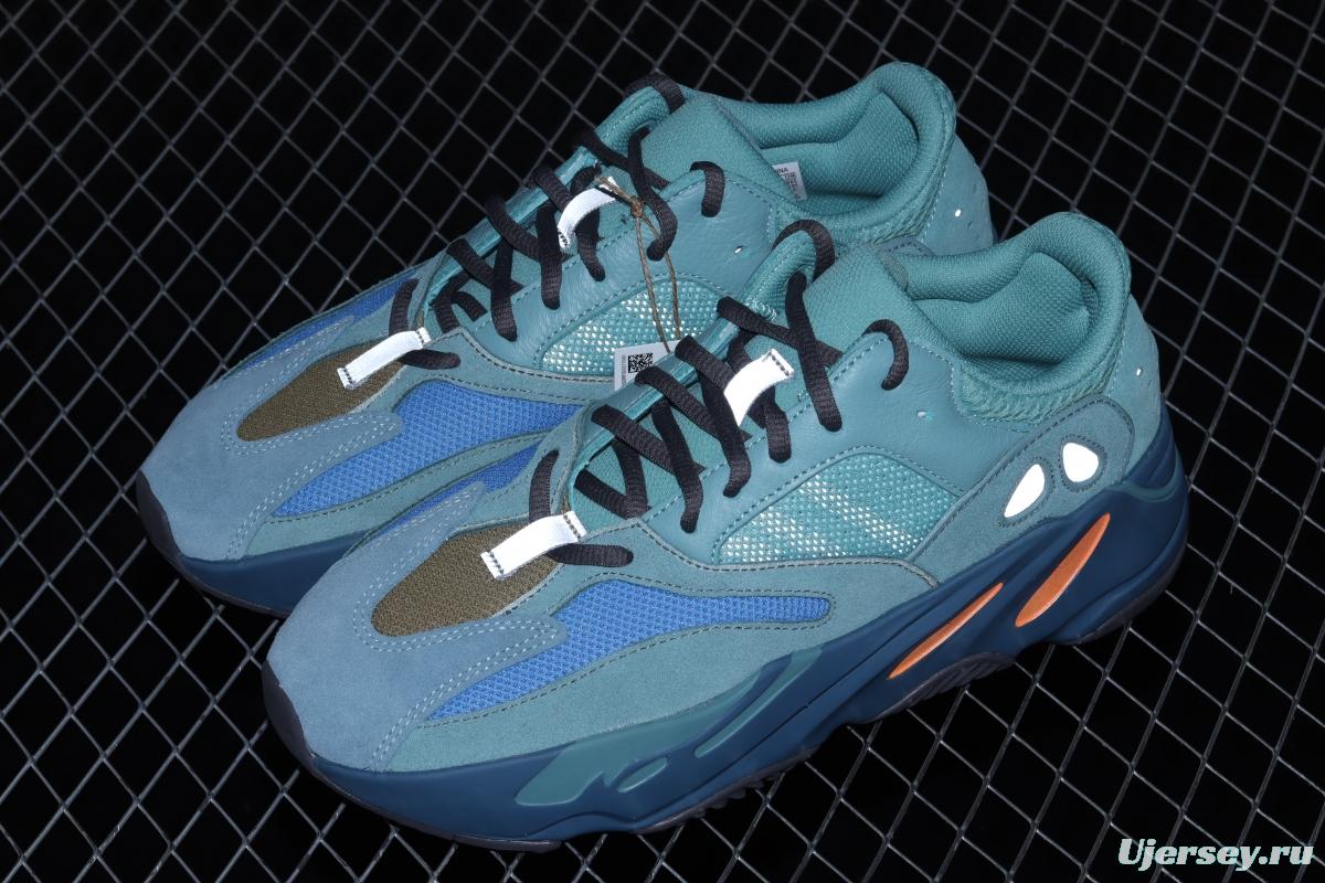 Adidas Yeezy Boost 700 Sea Blue GZ2002 Kanye coconut 700 sea blue running shoes BASF popcorn