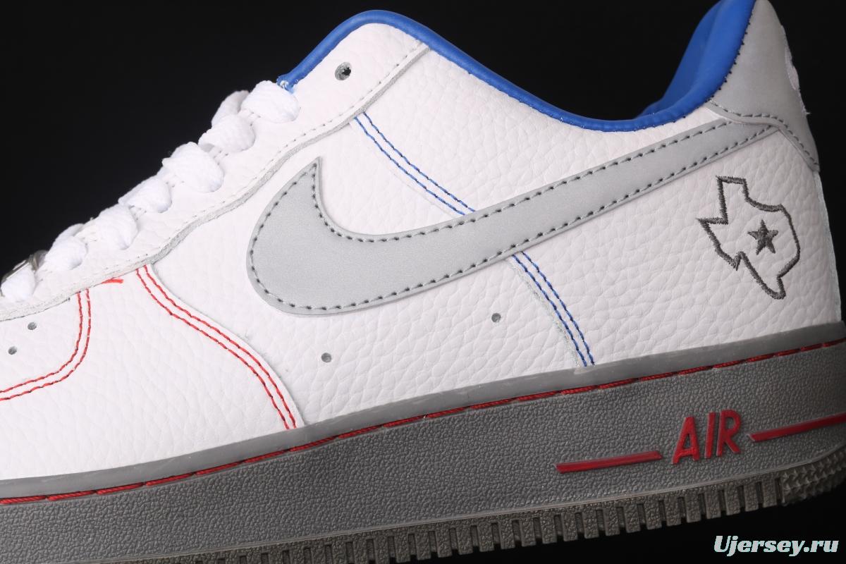 NIKE Air Force 11607 liquid silver 3M reflective low-top casual board shoes CK5433-200
