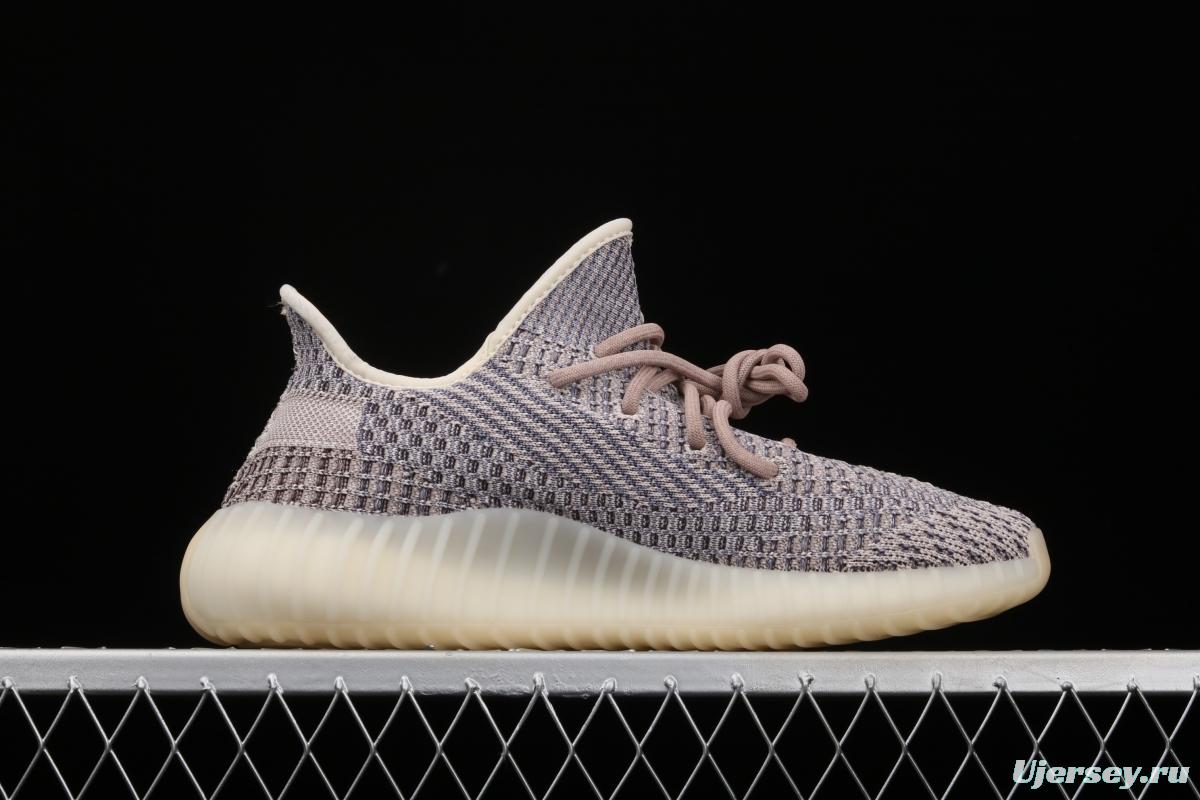 Adidas Yeezy 350 Boost V2 Ash Pear GY7658 Darth Coconut 350 second Generation hollowed-out Grey Pearl Color BASF Boost original