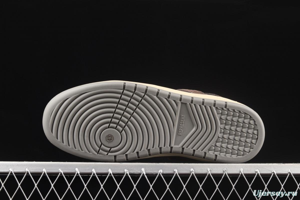 Represent Reptor Low Pharaoh's same series of board shoes black and brown
