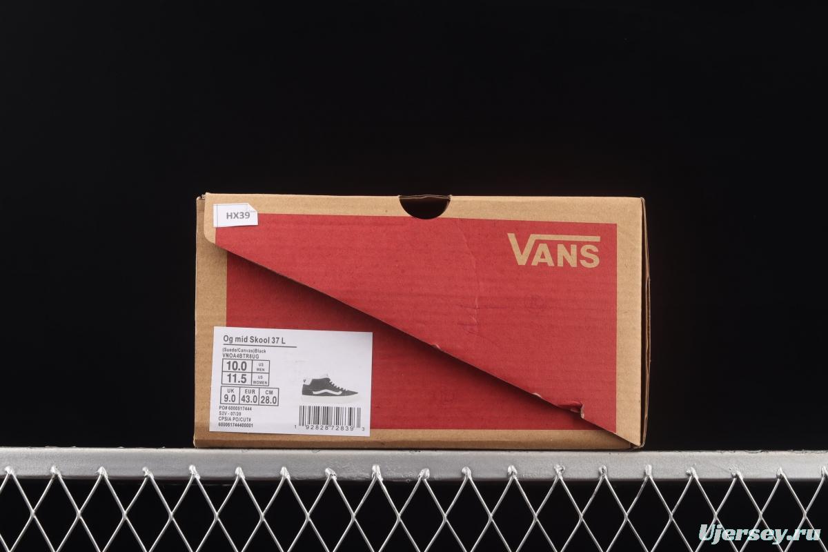 Vans Style 37 Mid Anaheim Yu Wenle same style casual board shoes VN0A4BTR8UG