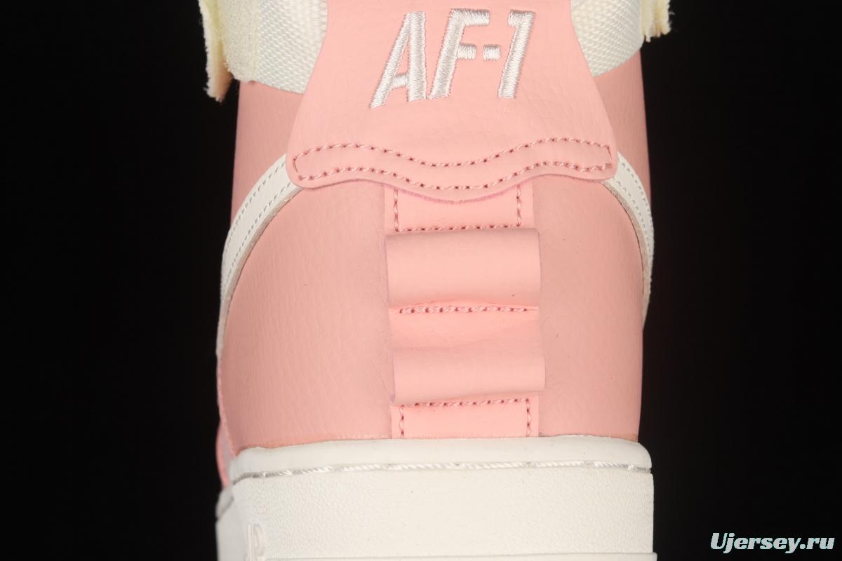 NIKE Air Force 1 Hi UT Air Force Cherry Pollen High-top Leisure Board shoes CQ4810-621