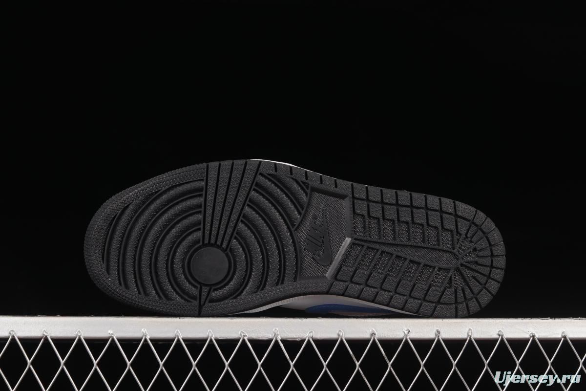 Air Jordan Low black blue and white low-top cultural leisure sports basketball shoes DC0774-041