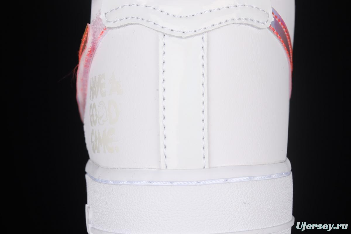 NIKE Air Force 1mm 07 LV8 Good Game video game limits white dazzling laser Velcro high upper board shoes DC2111-191