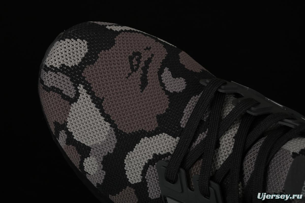 Bape x Adidas Ultra Boost Green Camo G54784 1.0 first generation UB leisure sports jogging shoes