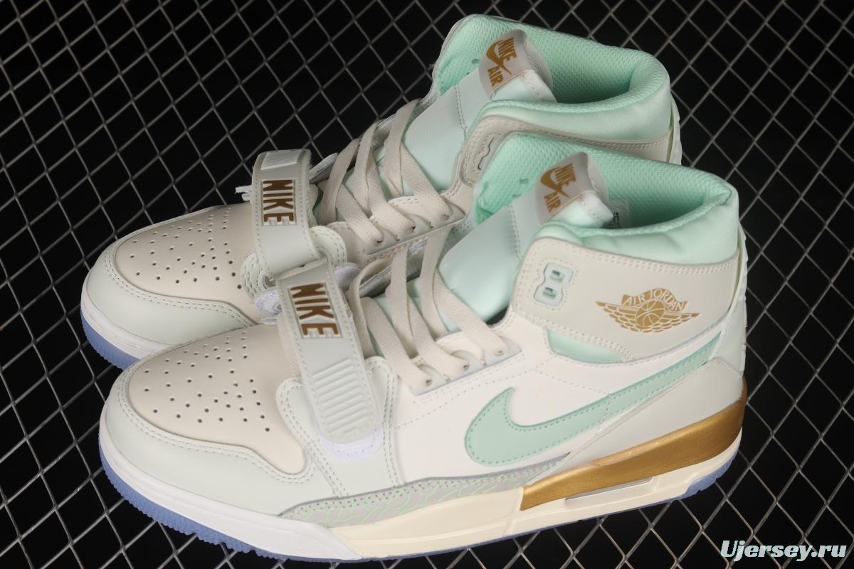 Air Jordan Legacy 312 Top Quality Mint Green Color Matching Velcro 3-in-1 Sneakers DR8486-131