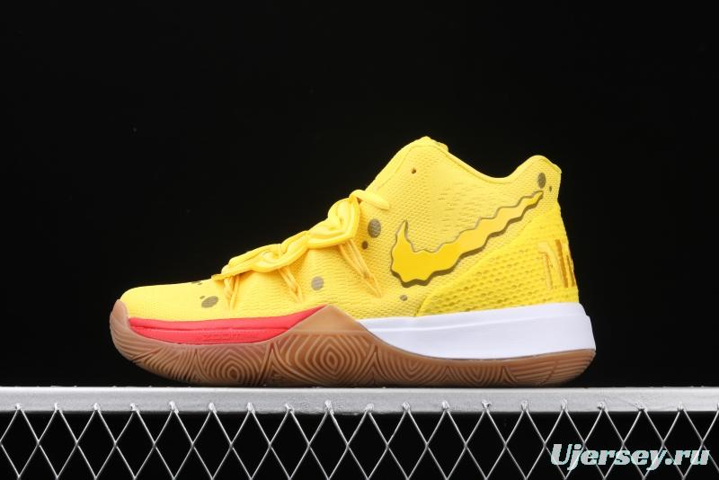 KYRIE 5 x Spongebob Owen 5 SpongeBob color basketball shoes CJ6951-700