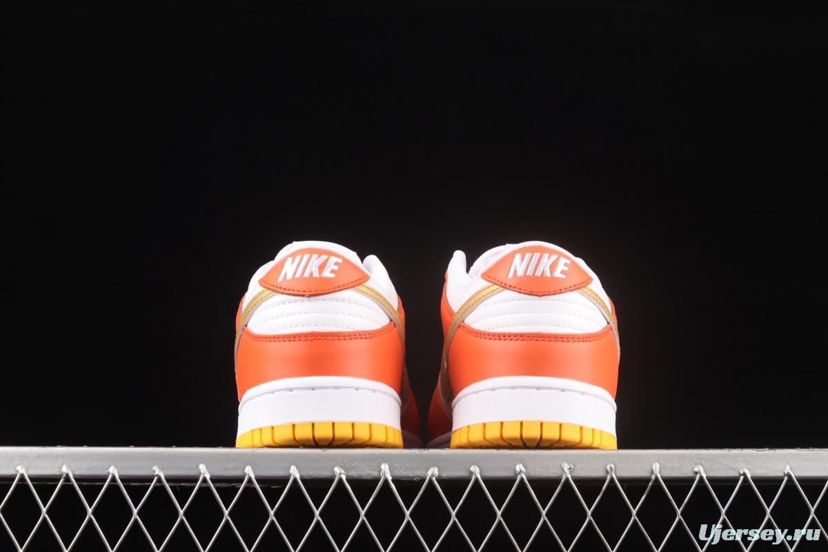 NIKE DUNK Low Golden Orange Platinum Orange SB rebound Fashion Leisure Board shoes DQ4690-800