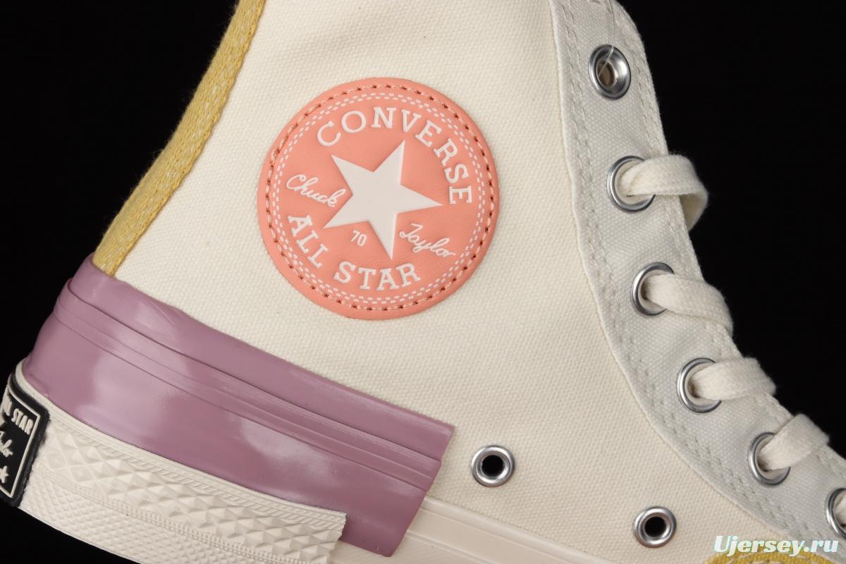 Converse Chuck 70s Tangram splicing high-top casual board shoes 572444C