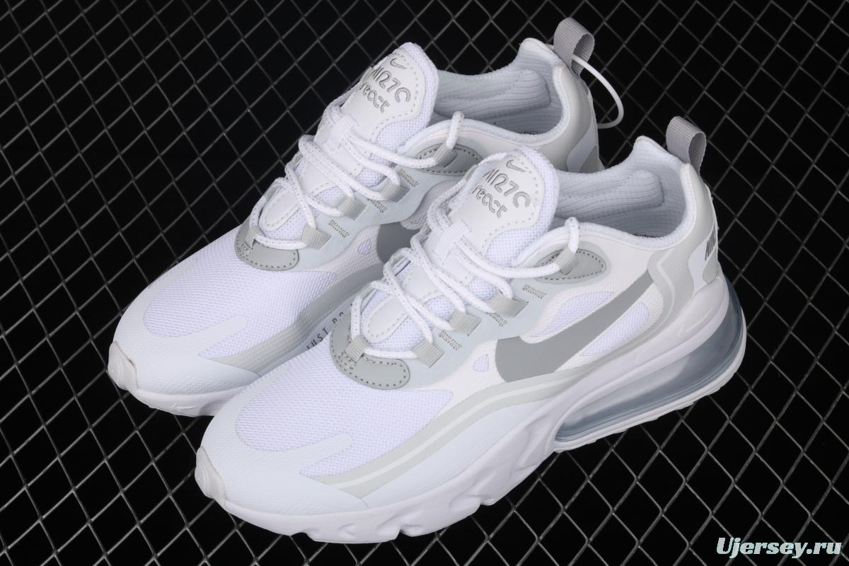 NIKE Air Max 270React new high-frequency mesh function half-palm air cushion cushioning running cloth shoes CV1632-100