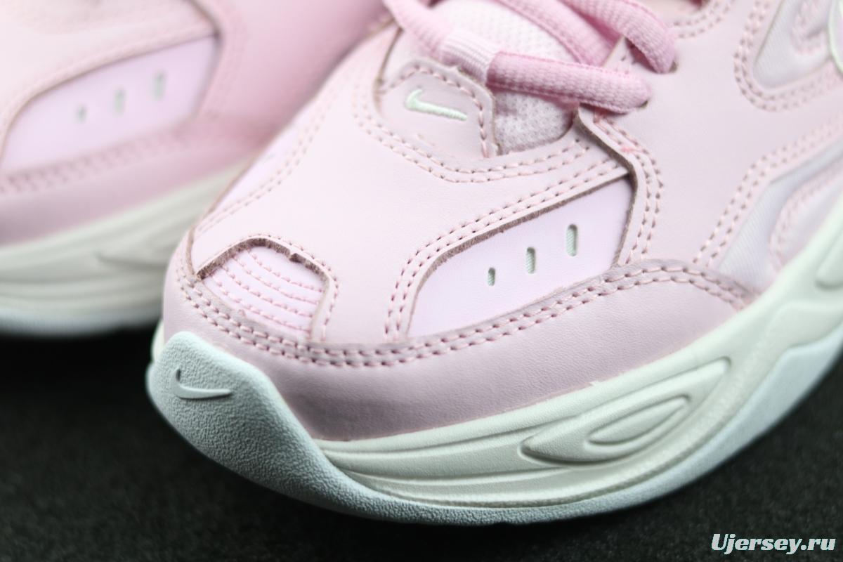 NIKE M2K Tekno pink and white color retro sports daddy shoes AO3108-600