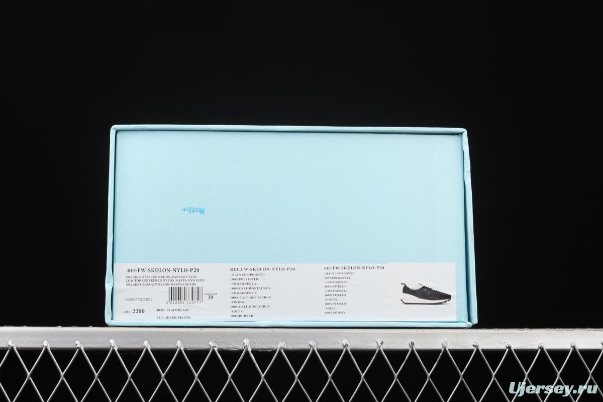 Lanvin Bumper French classic luxury brand Langfan retro leisure sneakers