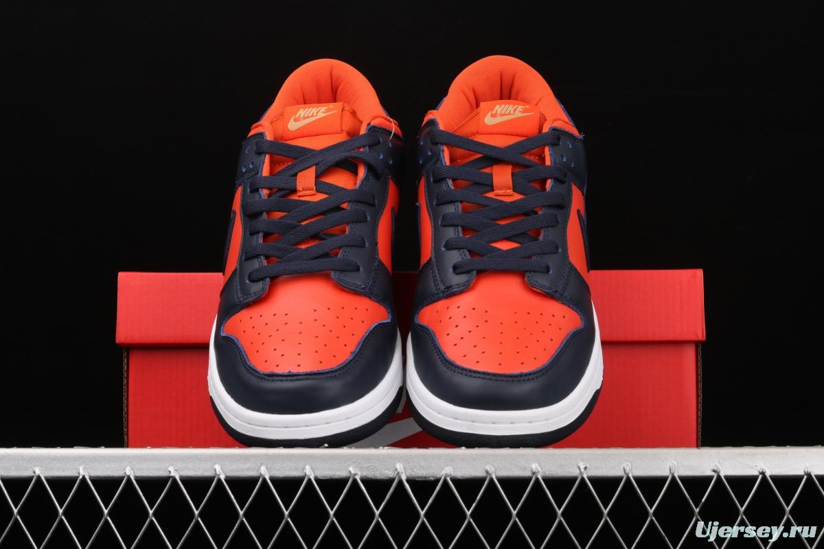 NIKE SB DUNK Low SP Fanta color matching head layer low side leisure sports board shoes CU1727-800