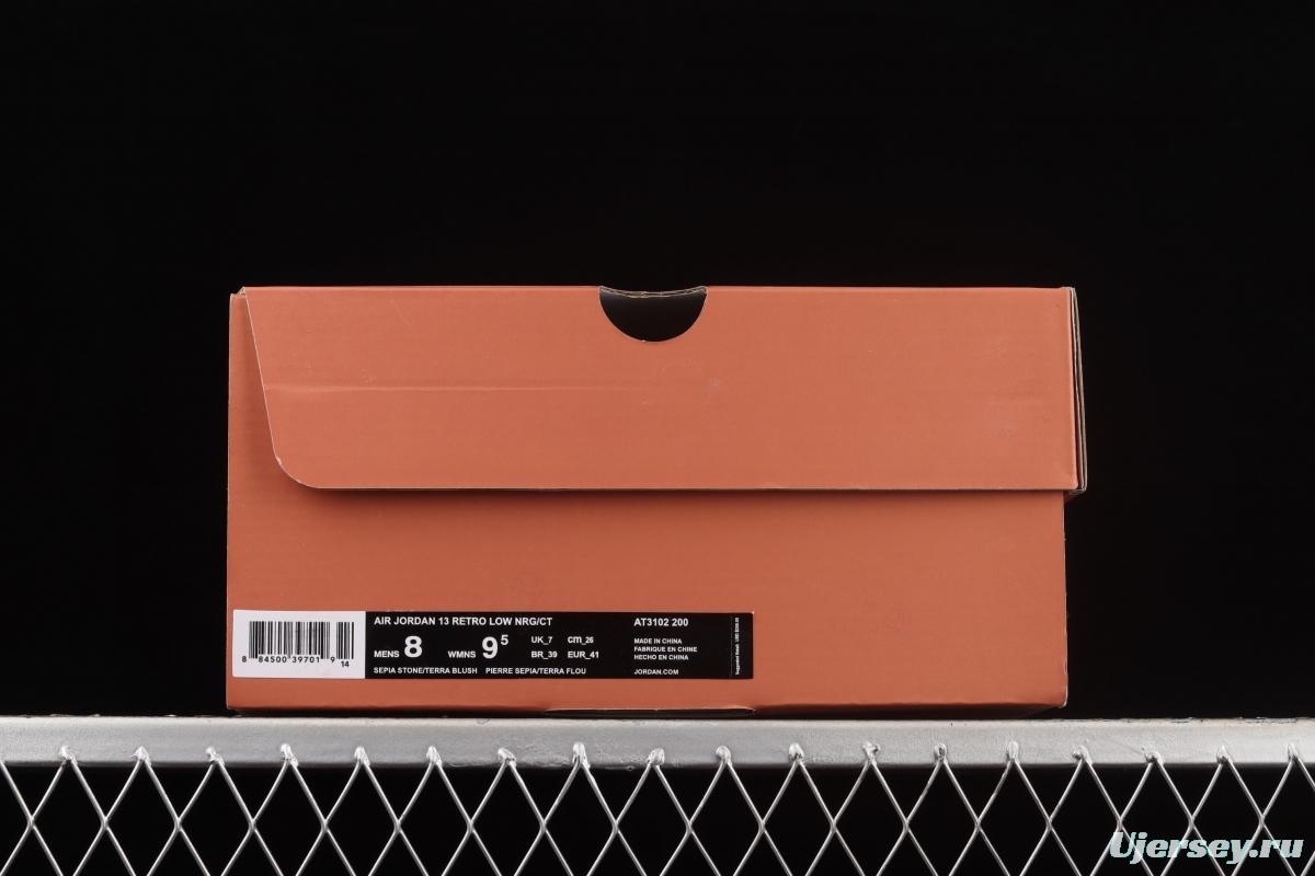 Clot x Air Jordan 13 Low Terracotta Warrior Guan Xi Lian famous low-gang cultural sports basketball shoes Terracotta Warriors AT3102-200