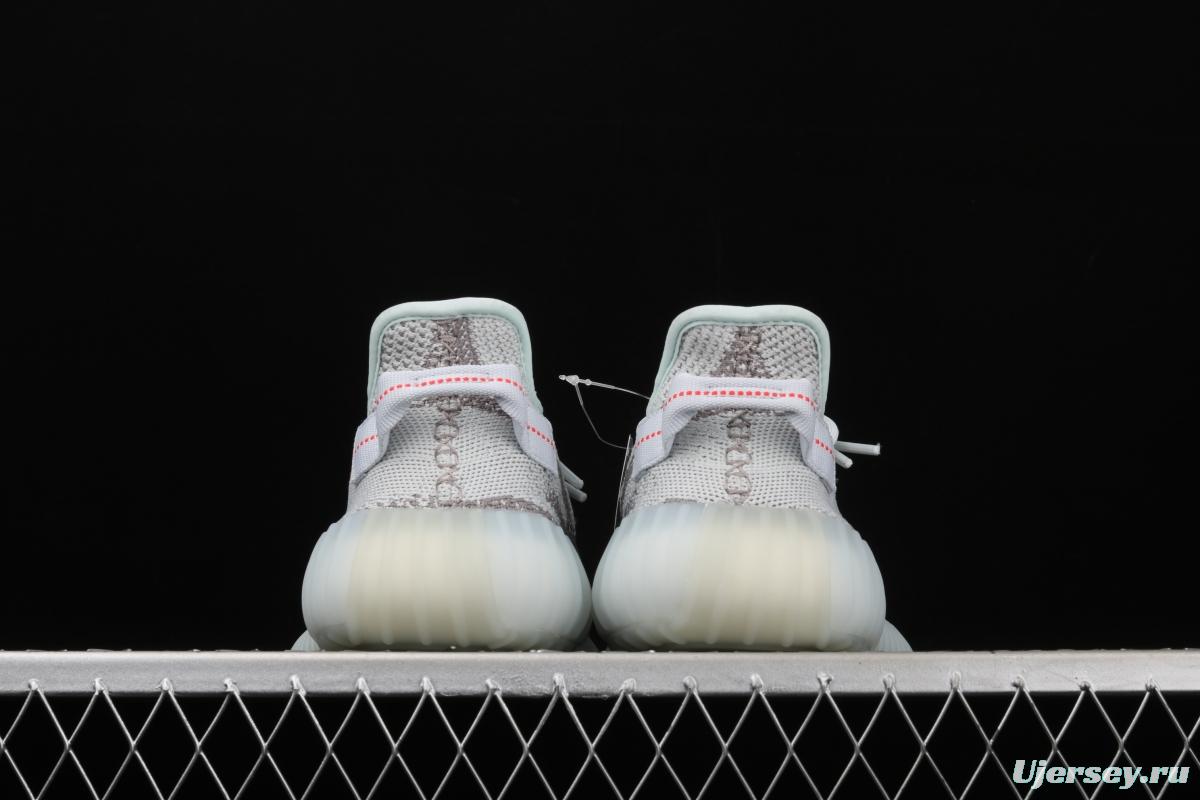 Adidas Yeezy 350V2 Real Boost Basf B37571 Darth Coconut 350 second generation combustible ice blue zebra BASF Boost