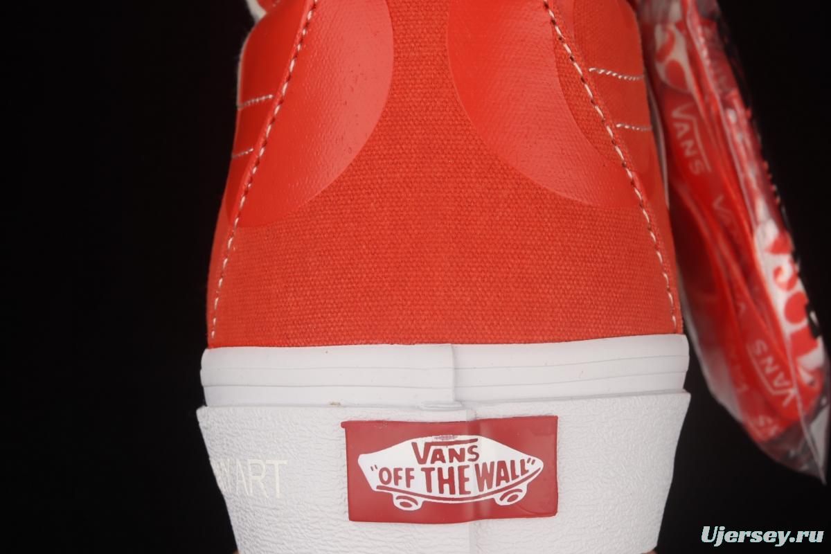 Vans Sk8-Hi 2021MOCA joint series of high-top canvas shoes VN0A5KRHA56