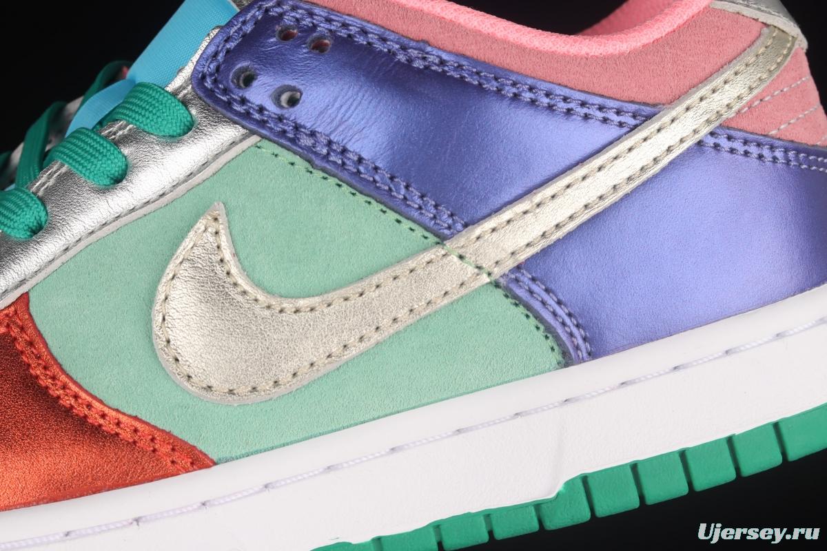 NIKE SB DUNK Low SE Candy Egg 2.0 candy mandarin duck dunk series low side leisure sports skateboard shoes DN0855-600