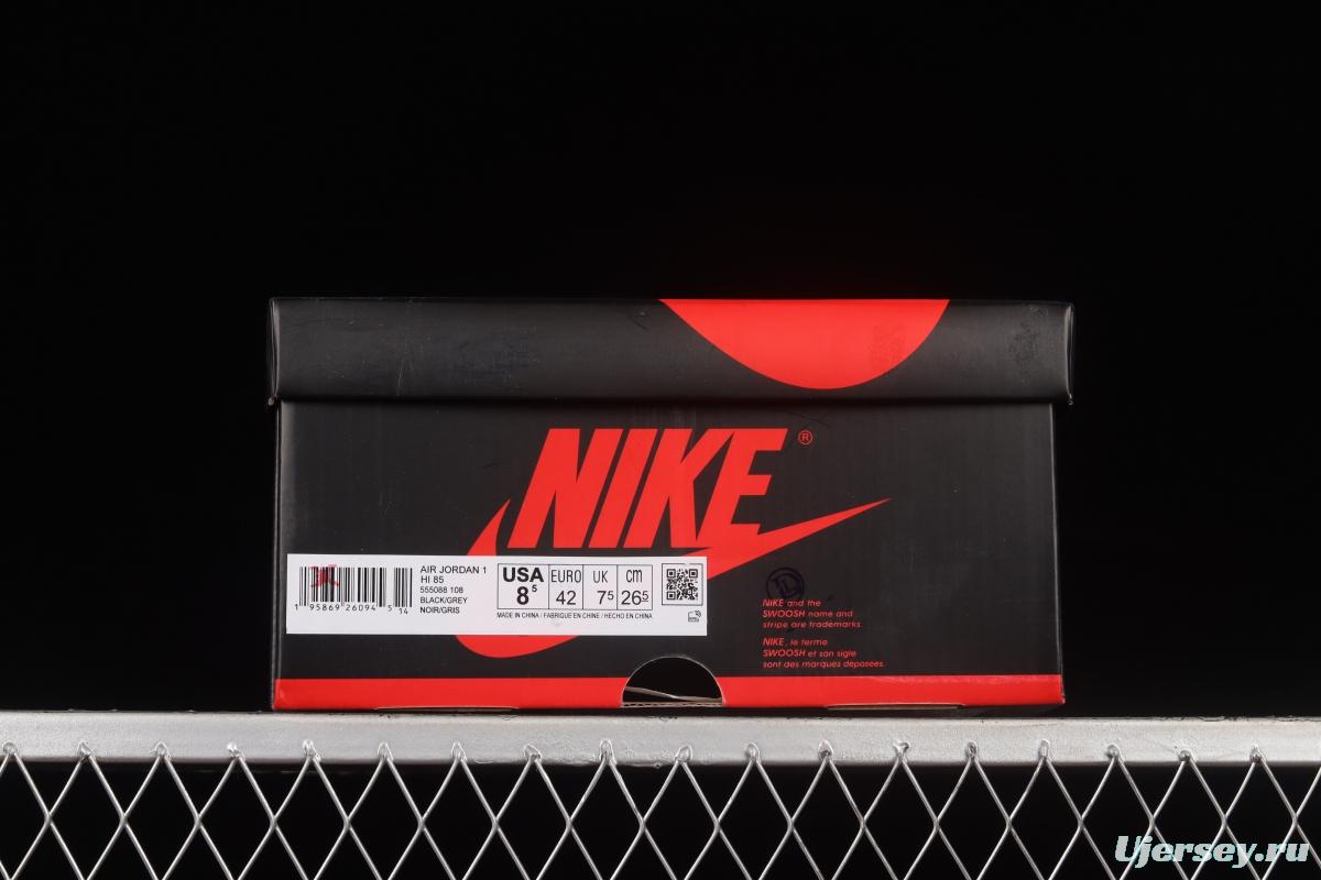 Air Jordan 1 High OG Stage Haze Black Grey Toe 555088-108