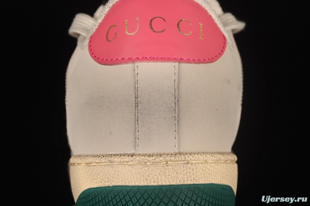 Gucci Distressed Screener Sneaker Gucci classic dirty shoes