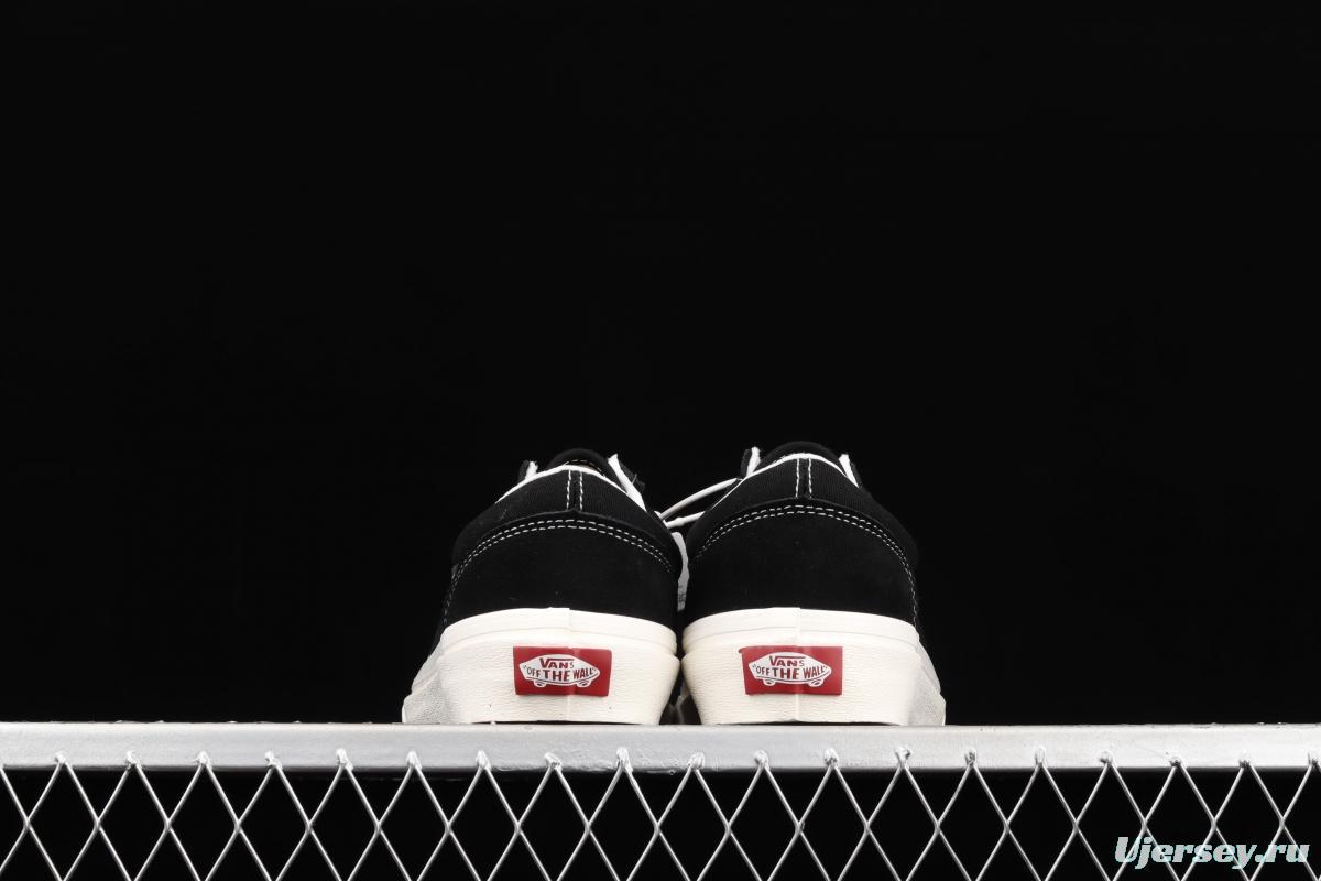 Vans Style 36 Retro black and white PEACEMINUSONE short head limited edition skateboard shoes VN0A3DZ3VTA