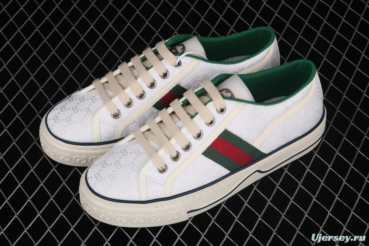 Gucci Tennis 1977 Print Sneaker canvas printed retro leisure sports board shoes