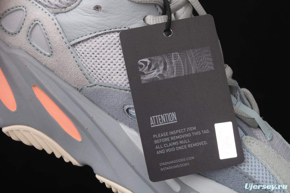 Adidas Yeezy Boost 700 Inertia EG7597 Kanye Coconut 700 Grey Orchid running shoes BASF Popcorn