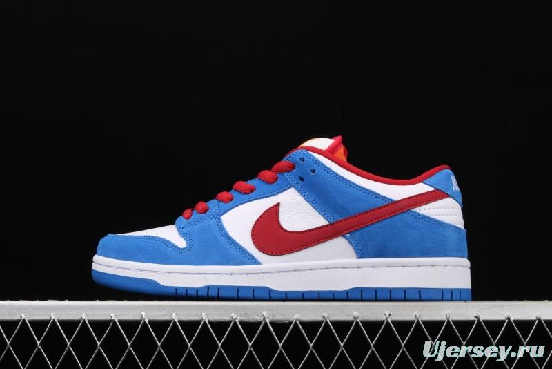 NIKE SB DUNK Low Doraemon robot cat theme color matching BQ6817-400