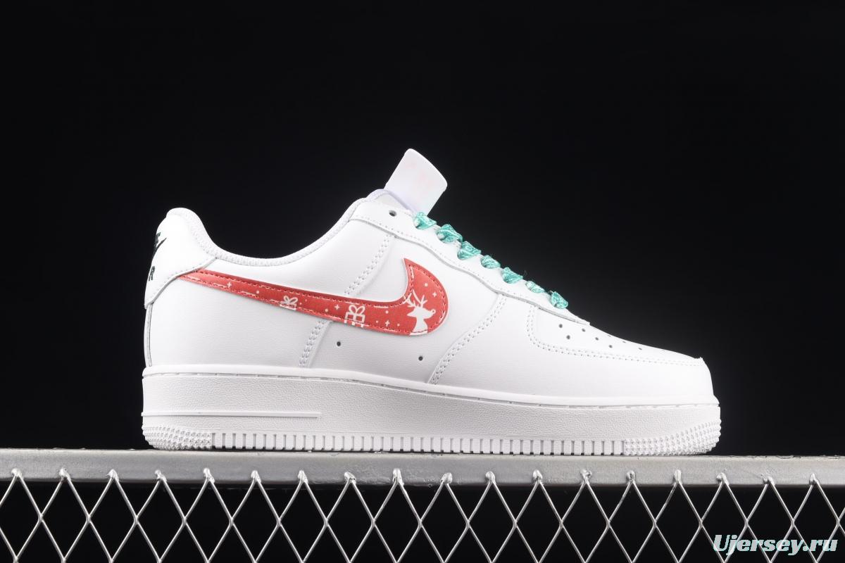 NIKE Air Force 11607 Low Christmas themed low-top casual board shoes CW2288-111,