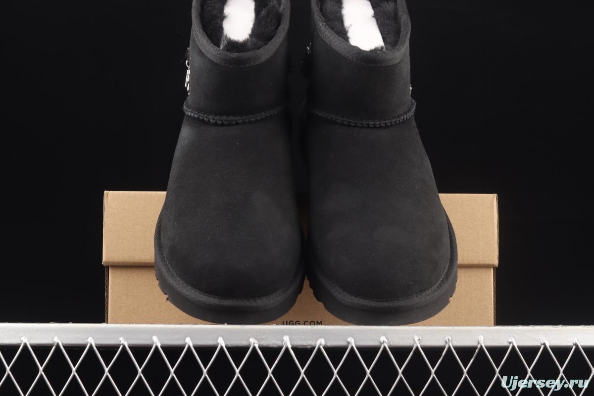 UGG Mini Bailey Button II outdoor snow boots in metal chain 1123668