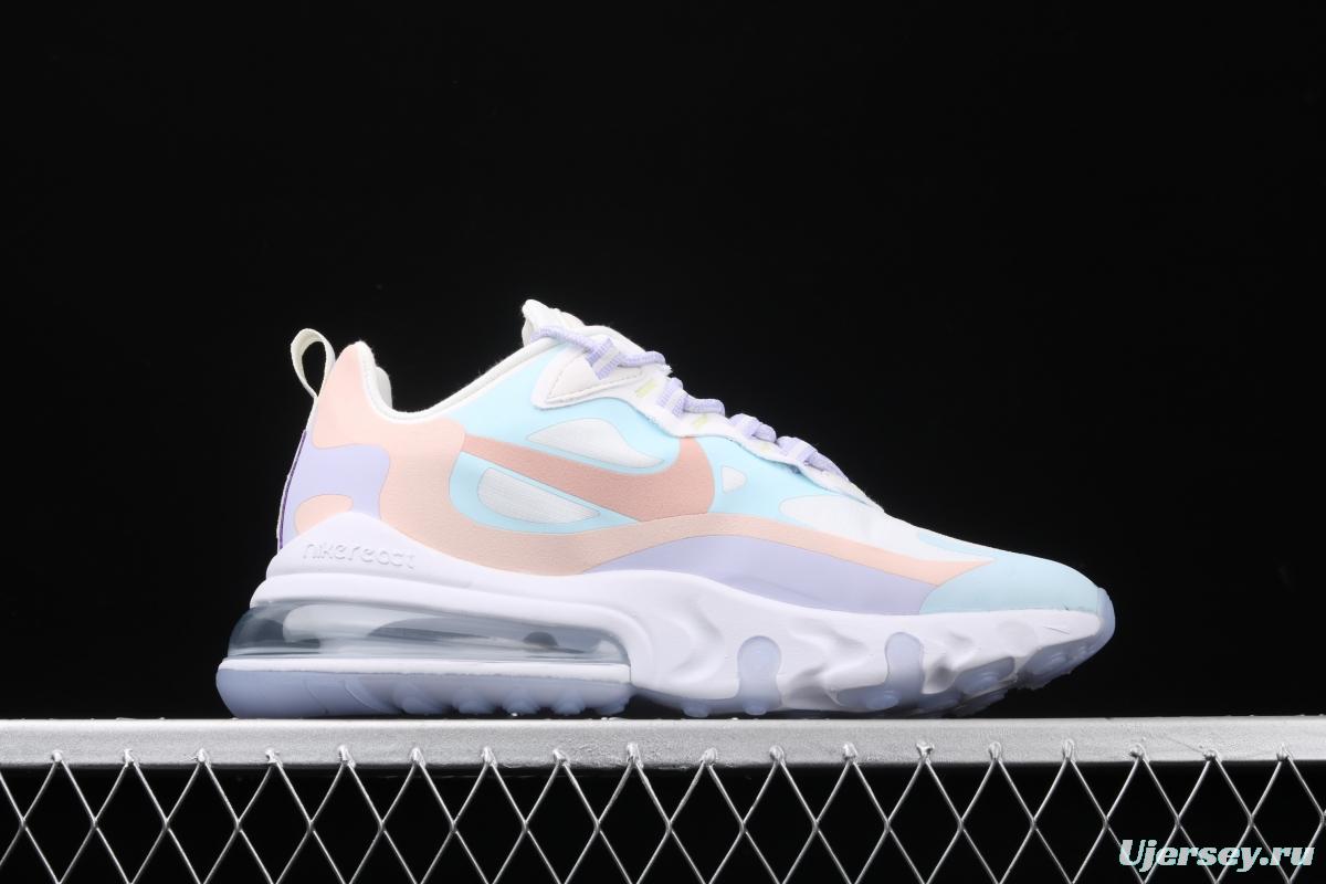 NIKE Air Max 270React new high-frequency mesh function half-palm air cushion cushioning running cloth shoes CQ4805-146