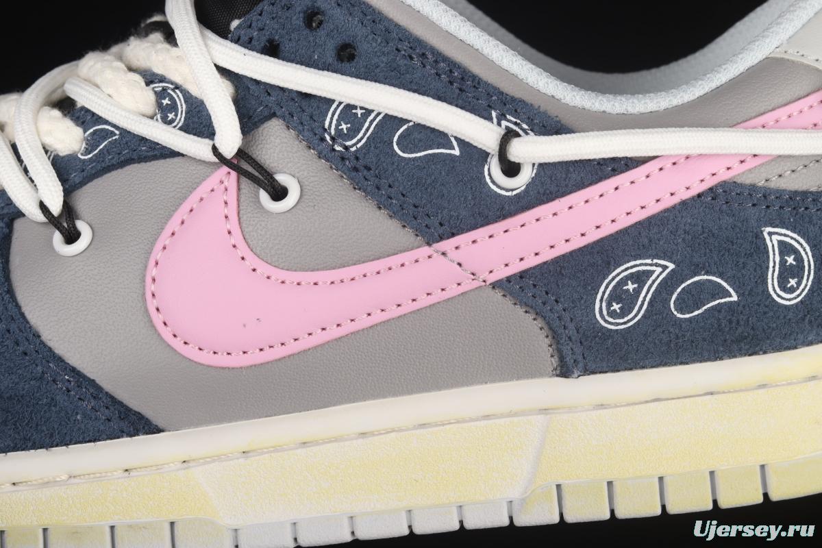 NIKE SB DUNK Low Prm SB Cashew Nut Flower cashew flower element SB buckle rebound fashion casual board shoes DH7913-001