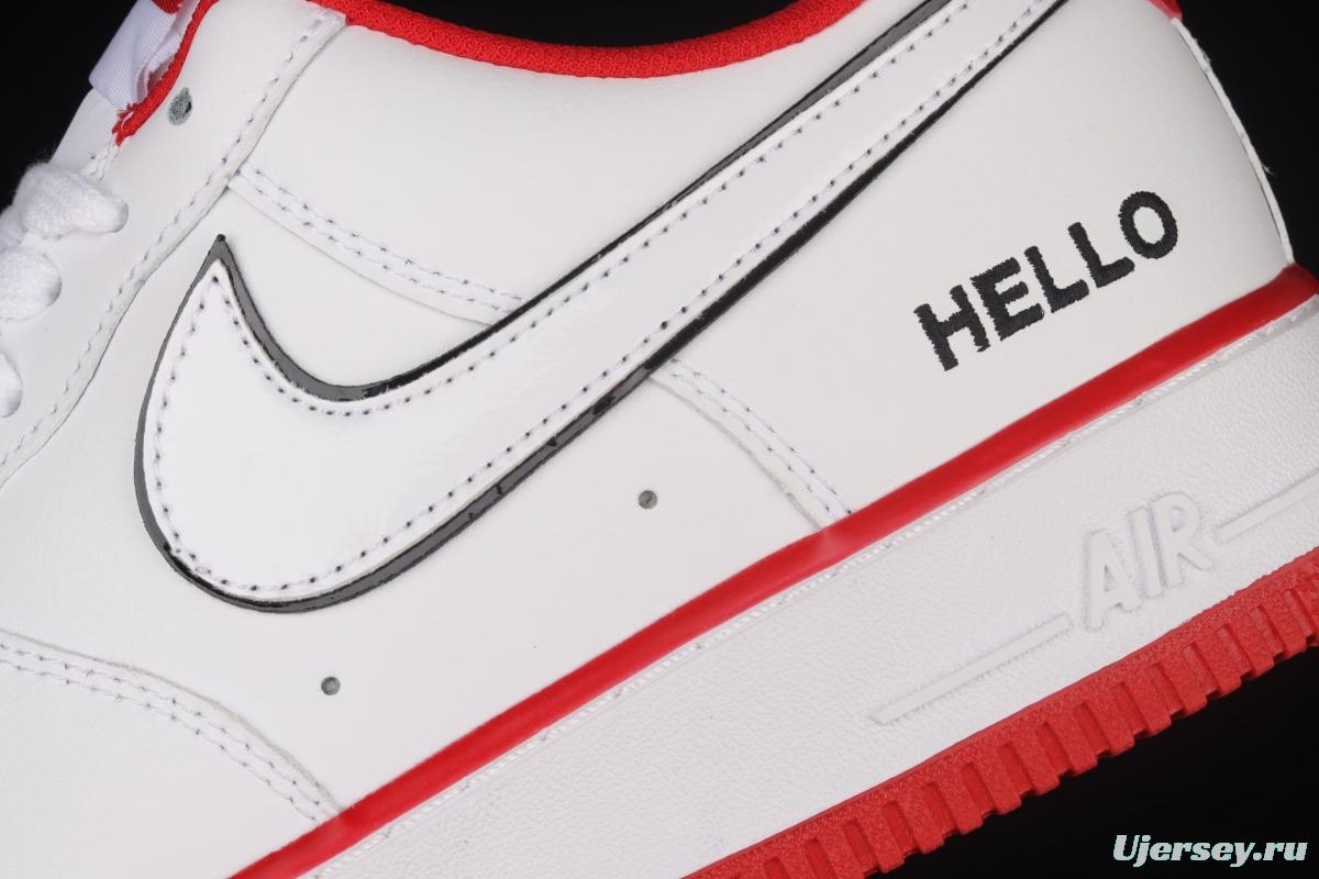 NIKE Air Force 1y07 Hello low-top sports leisure board shoes CZ0327-100