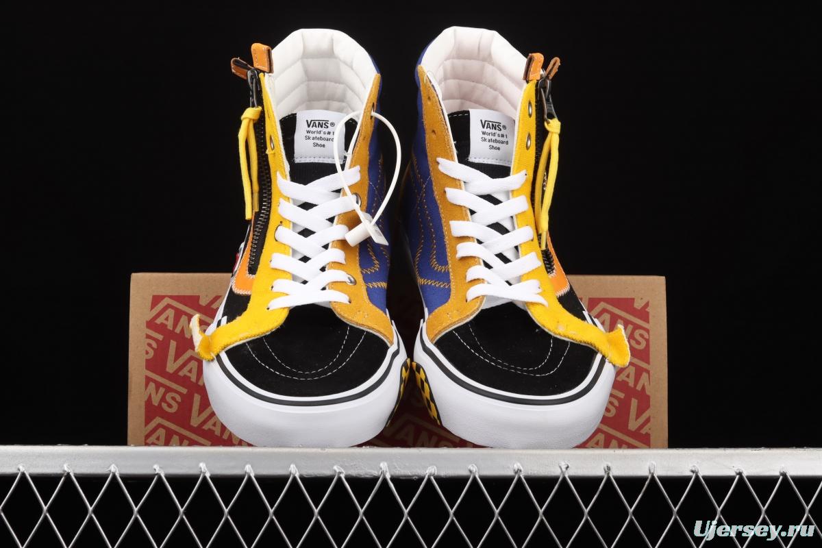 Vans SK8-Hi Reissue Ca Vance deconstructs and splices VN0A3WM15FG of high-top vulcanized shoes