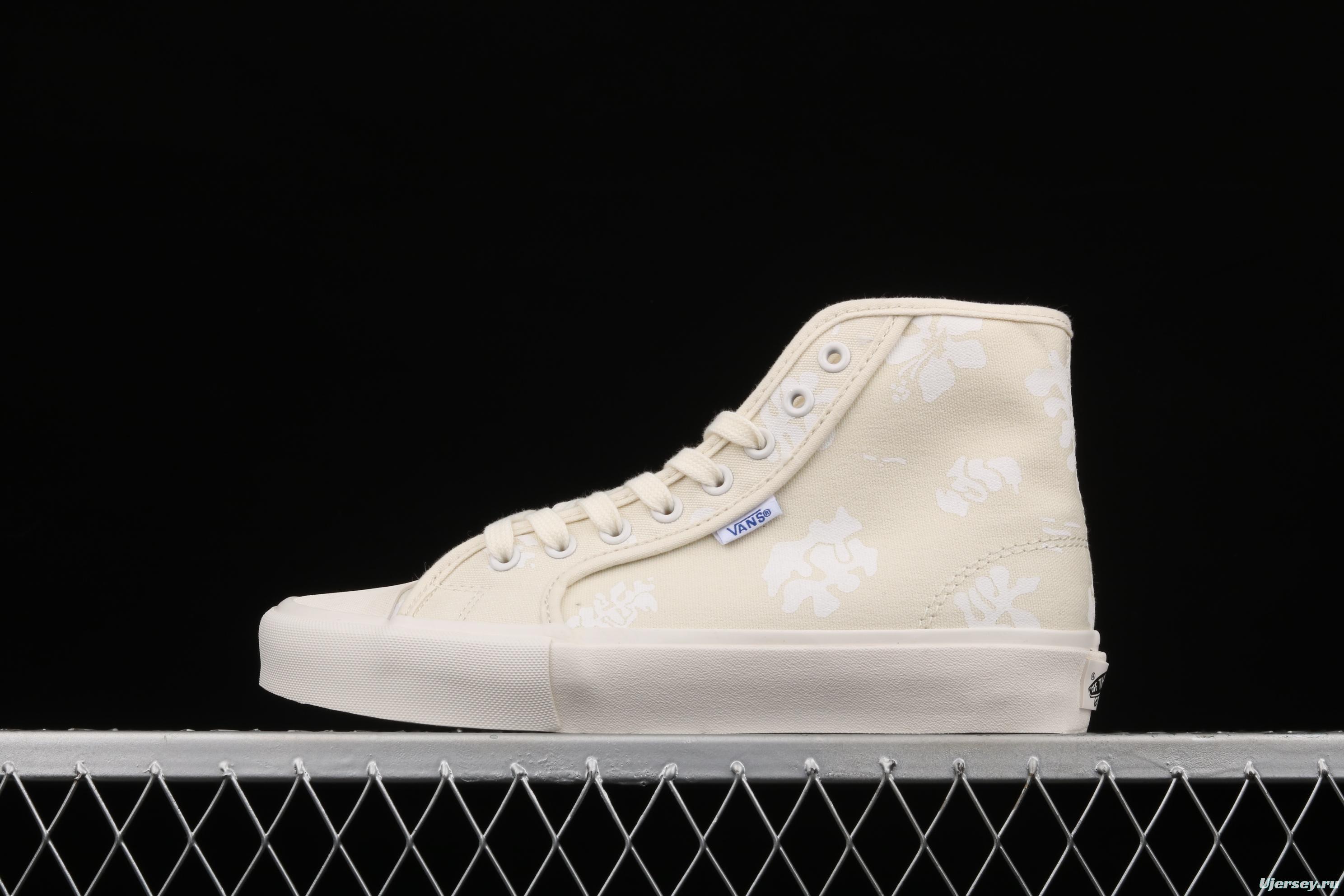 Vans Vault OG Style 24 Lx White Flower retro Joint style Zhongbang Leisure Board shoes VN0A5HUT5J5