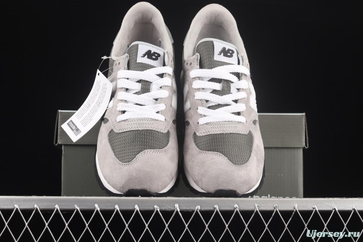 New Balance NB990 series of high-end American retro leisure running shoes M990GRY