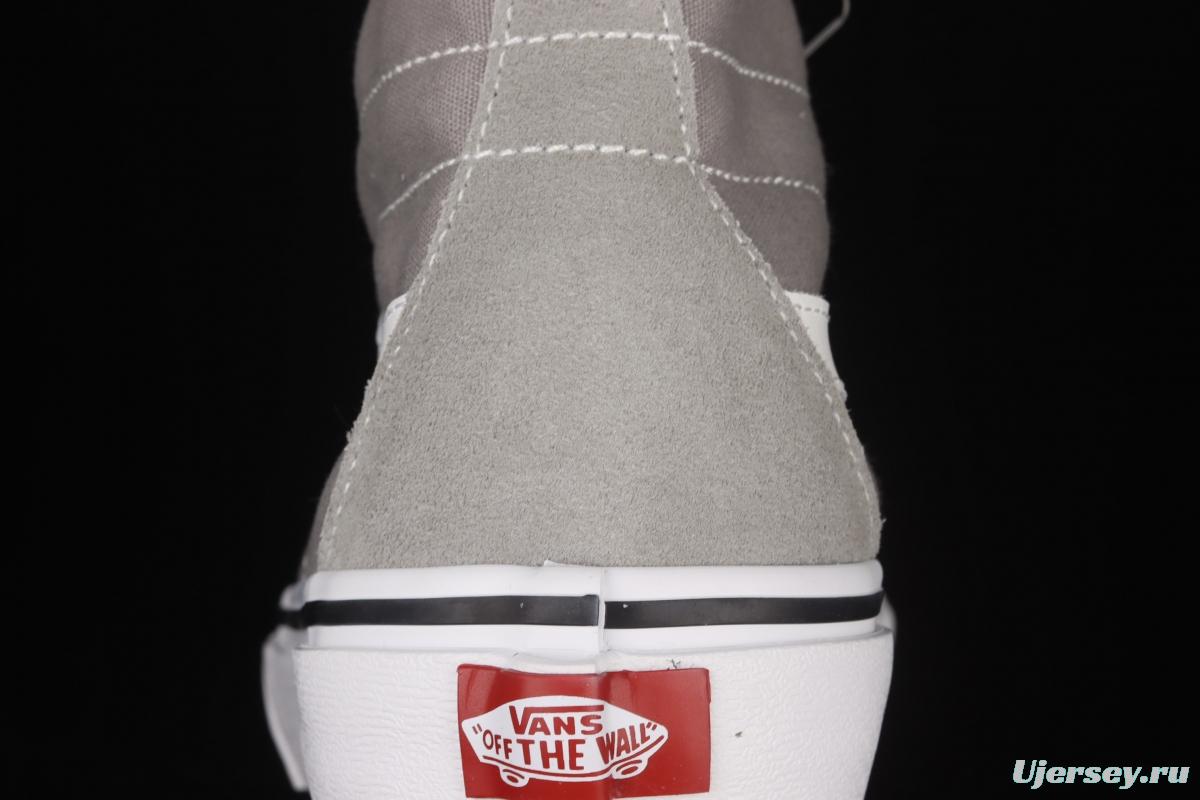 Vans Sk8-Hi Vance light gray Gaobang casual canvas shoes VN0A4U16IYP