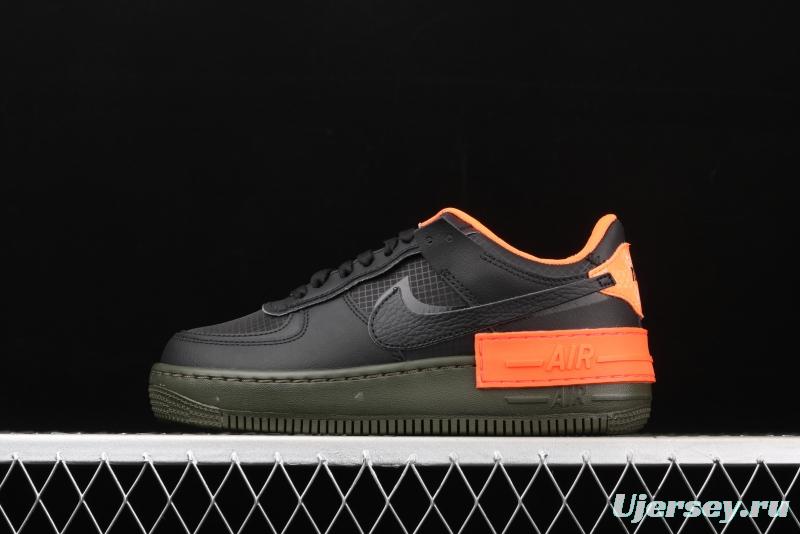 NIKE Air Force 1 ShAdidasow light weight heightened low-top 100-board shoes CQ3317-001