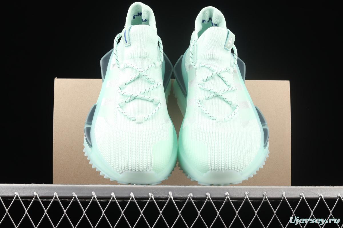 Adidas NMD shoes 1 Edition Cloud White running shoes G09374 socks cover type sports casual running shoes