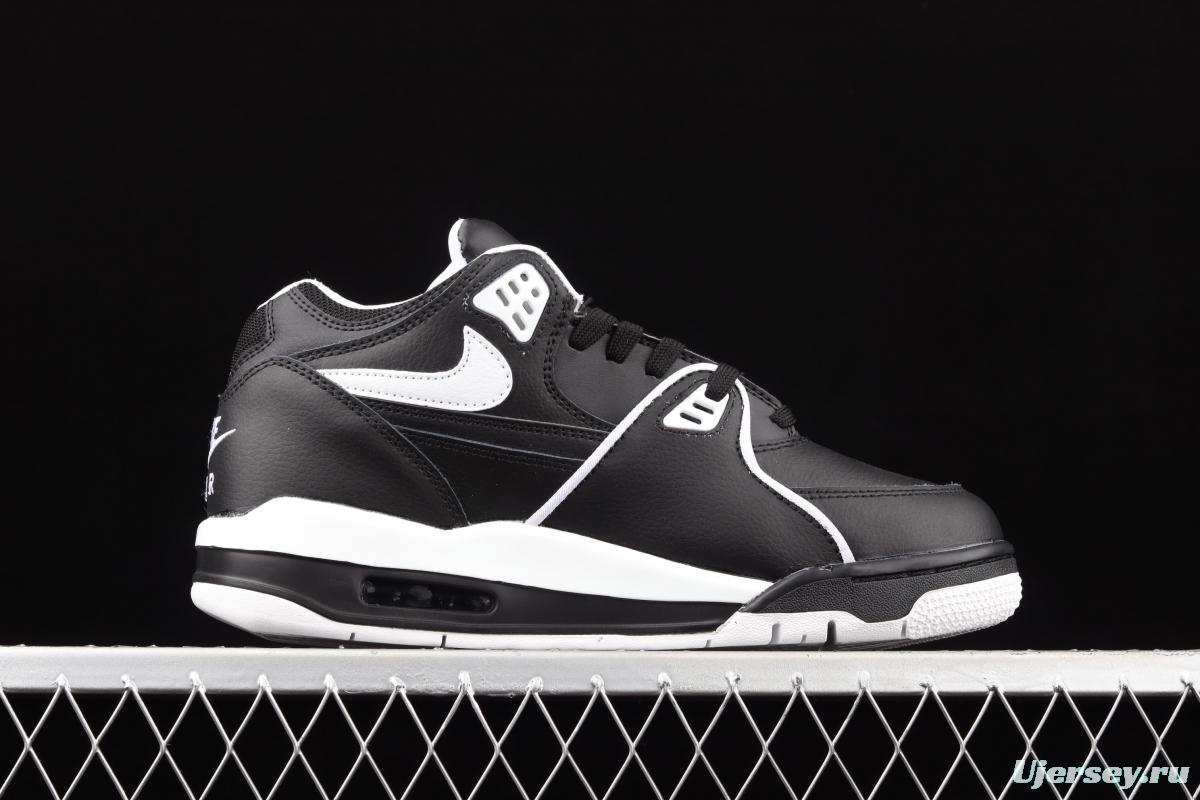 NIKE Air Flight 89 black and white air cushion basketball shoes CT1570-001