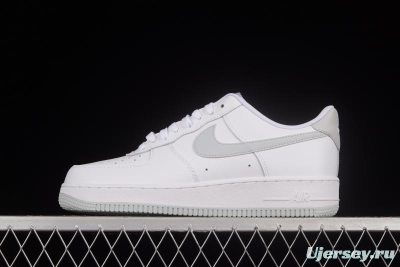 NIKE Air Force 1'07 Low White Gray Low Casual Sneakers DC2911-100